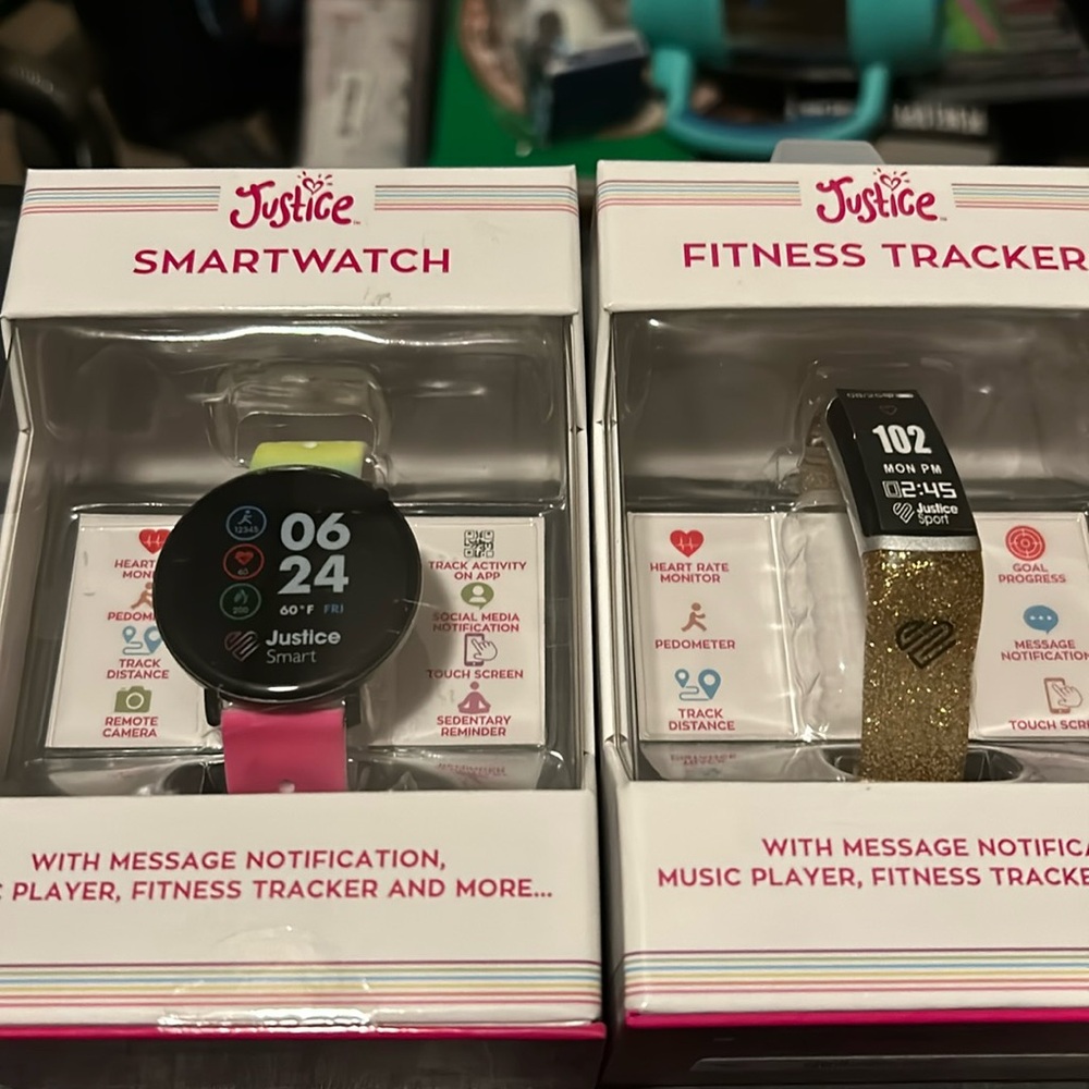 Justice Smartwatch and Fitness Tracker.